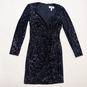Black Sparkly Long Sleeve Dress. Worn Once. Perfect Condition.